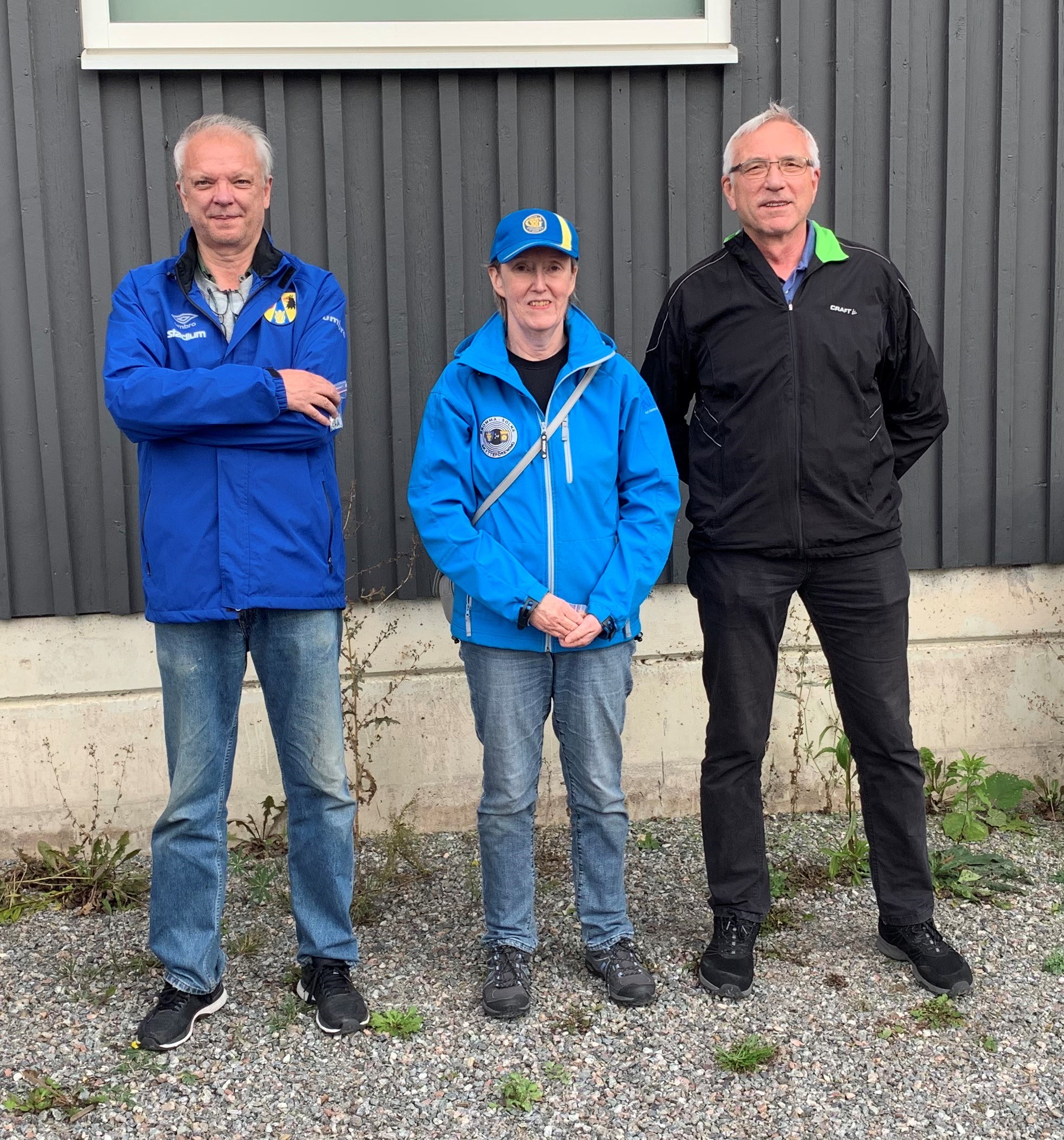 Medaljörer veteran ställning. JHalling M Ottosson och G Berkelund